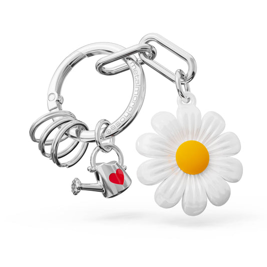 Porte-clés charms Marguerite