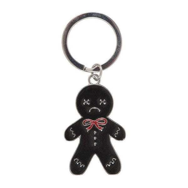 Porte-clés de Noël Gothique Bonhomme de Pain d'épice