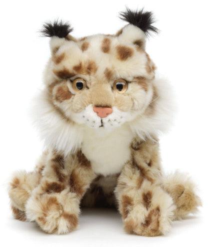 Pluche lynx, zittend