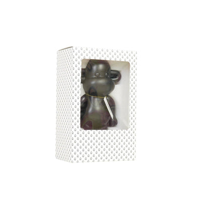 Decoratief ornament - Apenbeeldje 'De Legende' - Polyresin - Zwart - 20,5 x 13,5 x 35 cm
