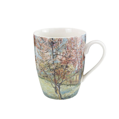 Mug in the box, Kroller Muller, Van Gogh, Peach Blossom