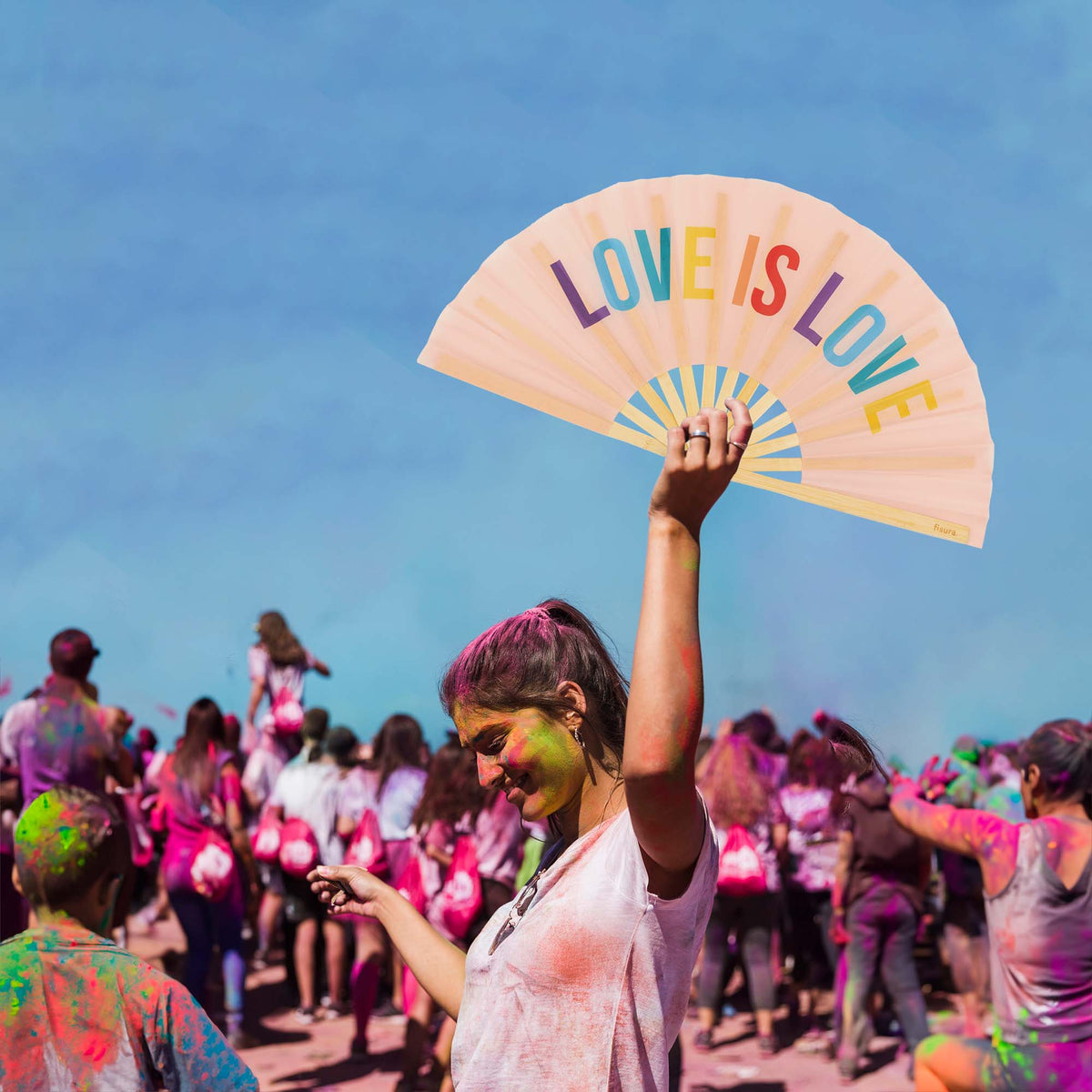 Éventail Xxl « Love is love »