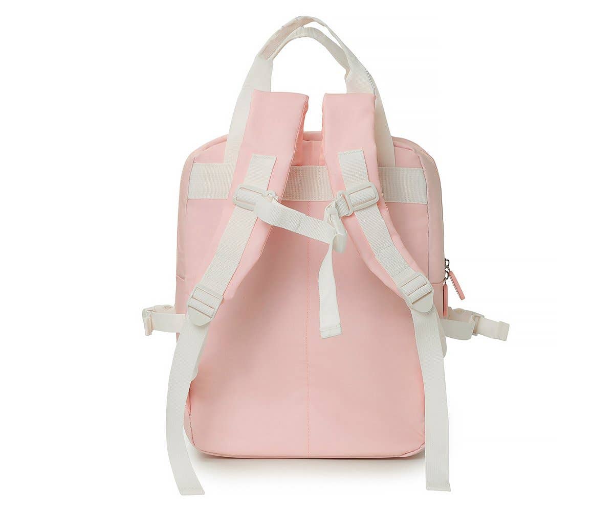 sac a dos isotherme enfant stripes pink