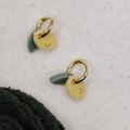 Boucles d'Oreilles Créoles Citron