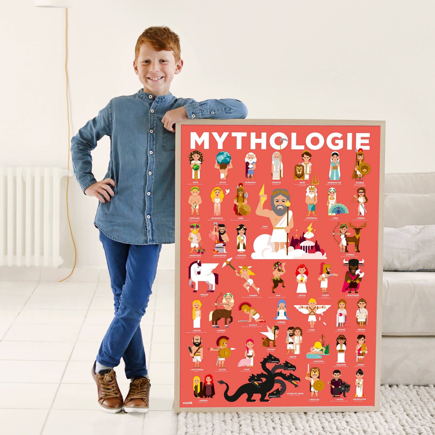 Mythology - Sticker poster - Discovery 7+