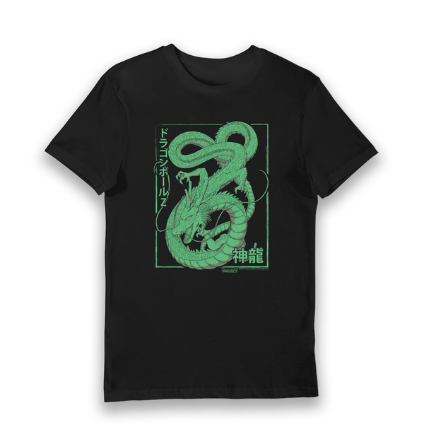 T-shirt adulte Dragon Ball Z Shenron noir