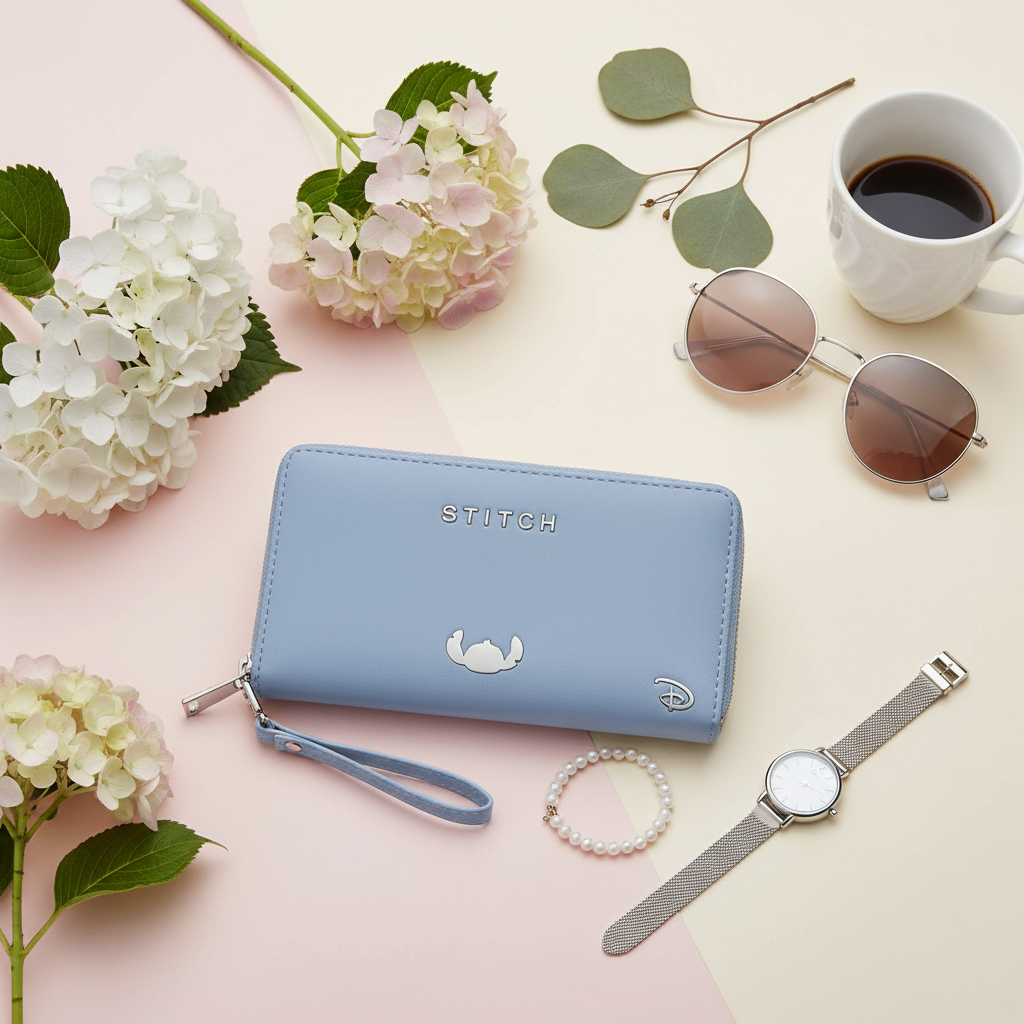 Lilo &amp; Stitch Wallet - Steel