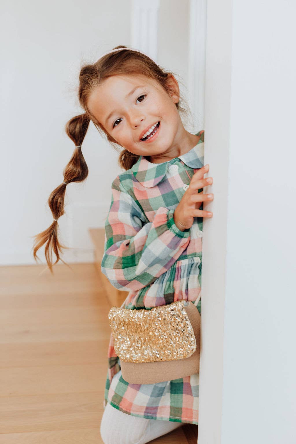 Handbag - Gold Sequins