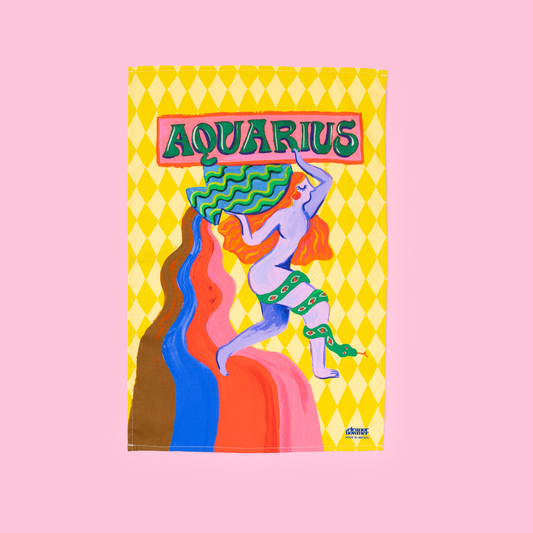 Torchon du Zodiaque Verseau