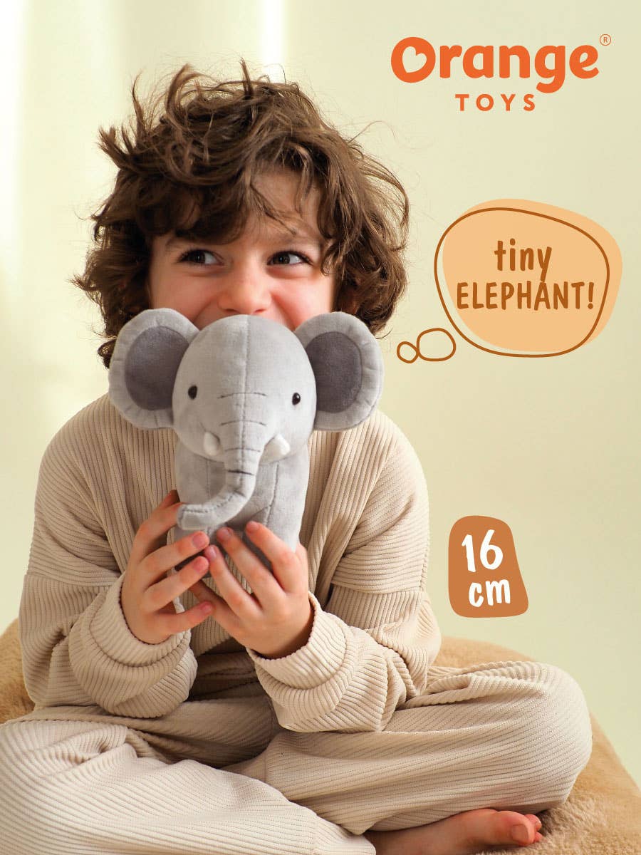 Peluche éléphant - 16 cm