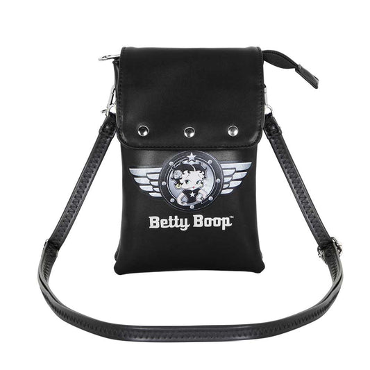 Betty Boop Motor Love-hoesje voor mobiele telefoon, zwart