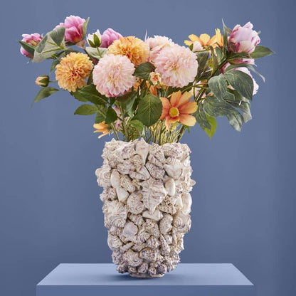 Vase Coquillages, Grès Naturel L