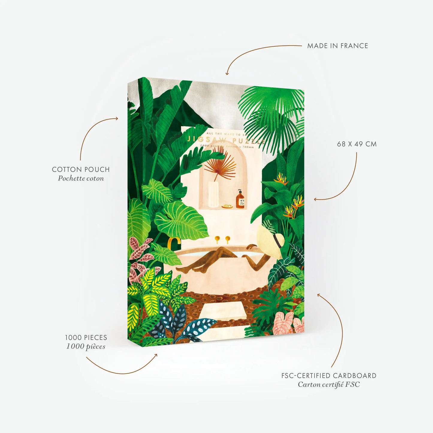 Exotic Bathtub - Puzzle 1000 pièces