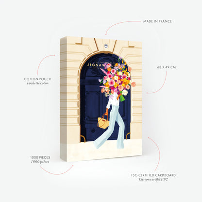 Parisian Door - Puzzle 1000 pieces