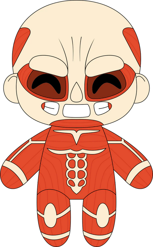 Chibi Kolossale Titan Pluche