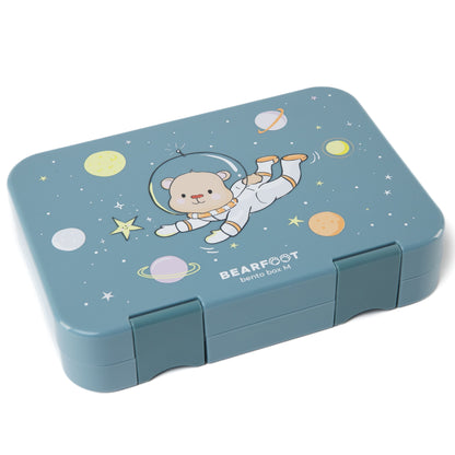 Brotdose Kinder mit Fächern, Lunchbox, Bento box - Bär