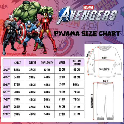 MARVEL Kids Pyjamas - Black