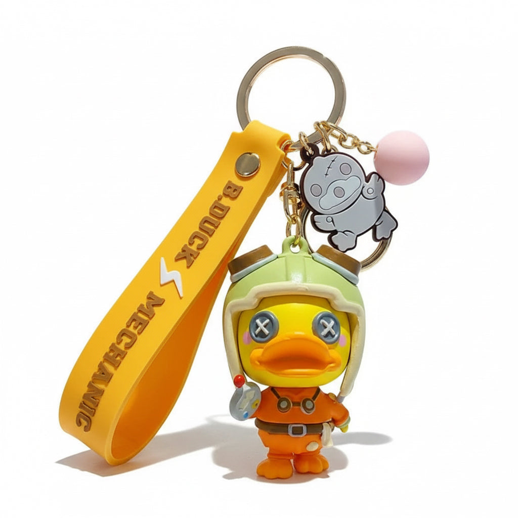 Mechanic B. Duck keychain