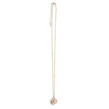 Collier soleil sur carte d'anniversaire