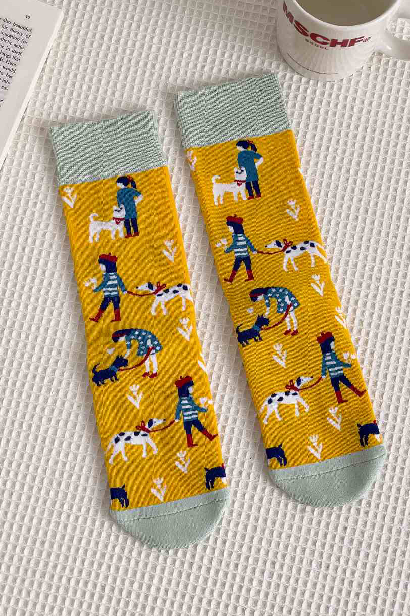 Chaussettes Promenade avec son Chien