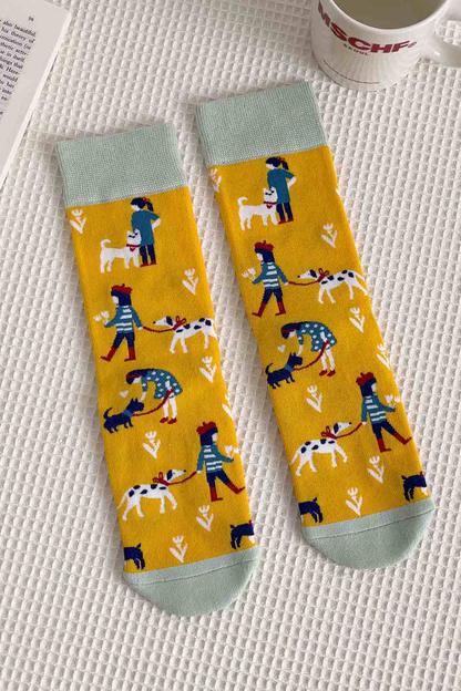 Chaussettes Promenade avec son Chien
