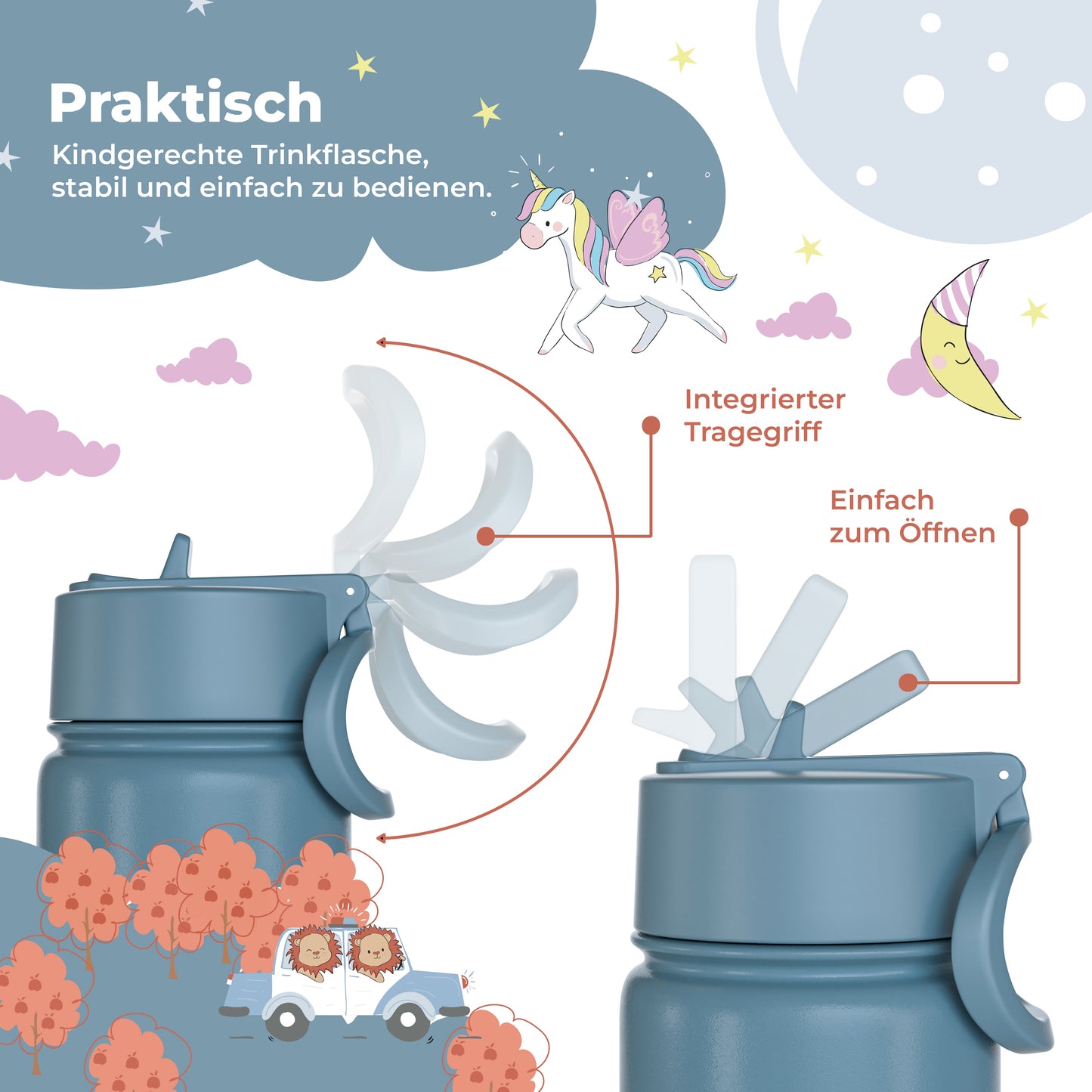 Bagger Bundle - Bento Box M & Trinkflasche 450ml & Isolierflasche 400ml