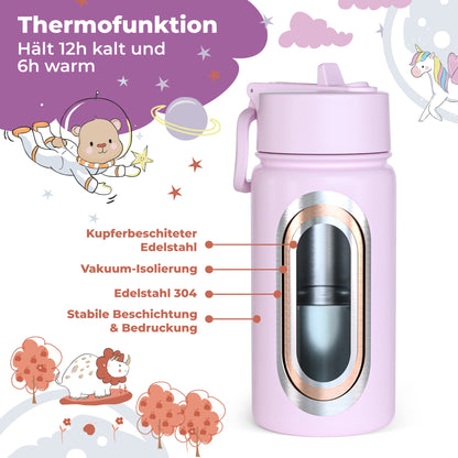 Einhorn Bundle - Bento Box M & Trinkflasche 450ml & Isolierflasche 400ml