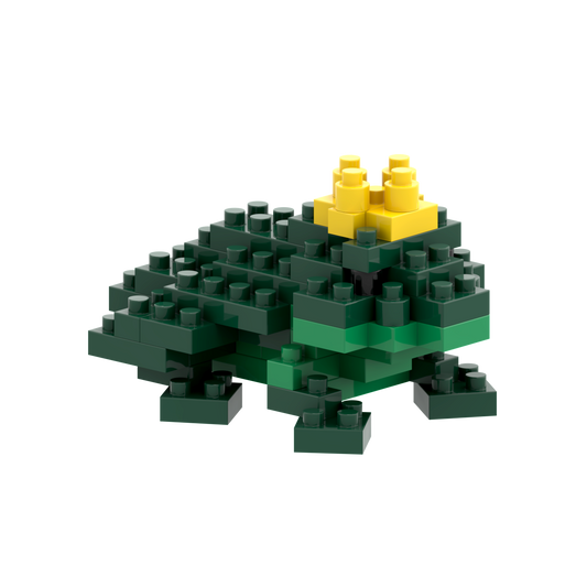 BRIXIES Frog King Postcard