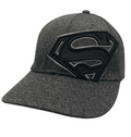 Casquette Superman logo en tissu découpé