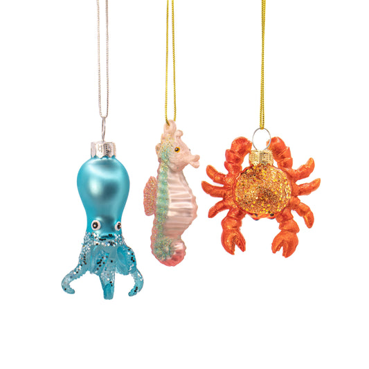 Miniatuurballetjes in de vorm van zeedieren - Diverse soorten