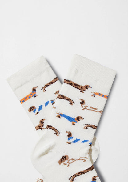 BePets OffWhite - Chaussettes en coton biologique à 100%