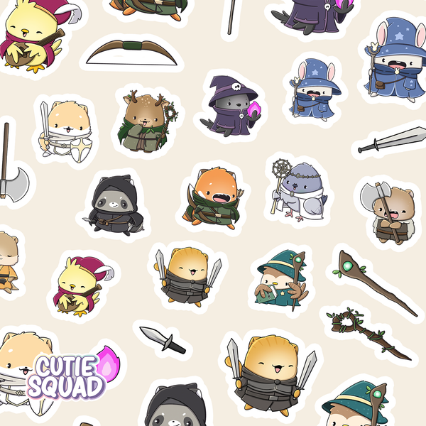 DND Fantasy Sticker Sheets