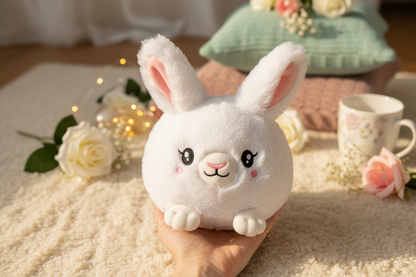 Mini Peluche Squishable Lapin Blanc