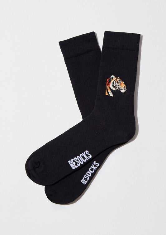 BeTiger Embroidery Socks