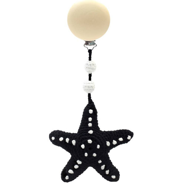 Accroche Poussette Etoile de mer - Noir