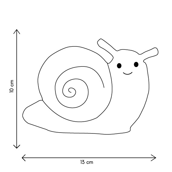 Peluche Amis du Jardin - Escargot