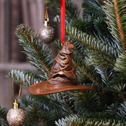 decoration de noel harry potter choixpeau nemesis now