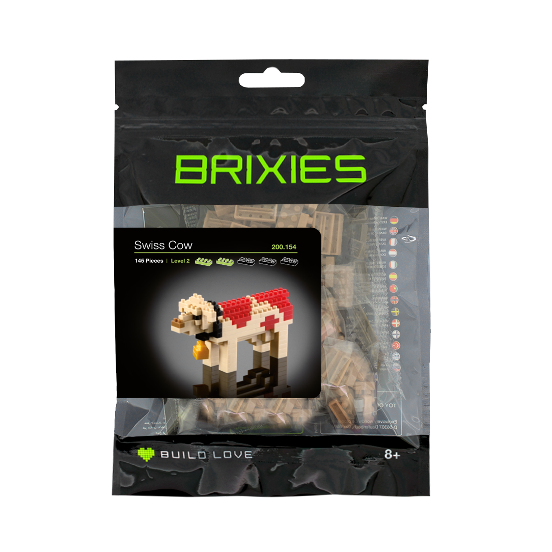 BRIXIES Vache Suisse en Briques