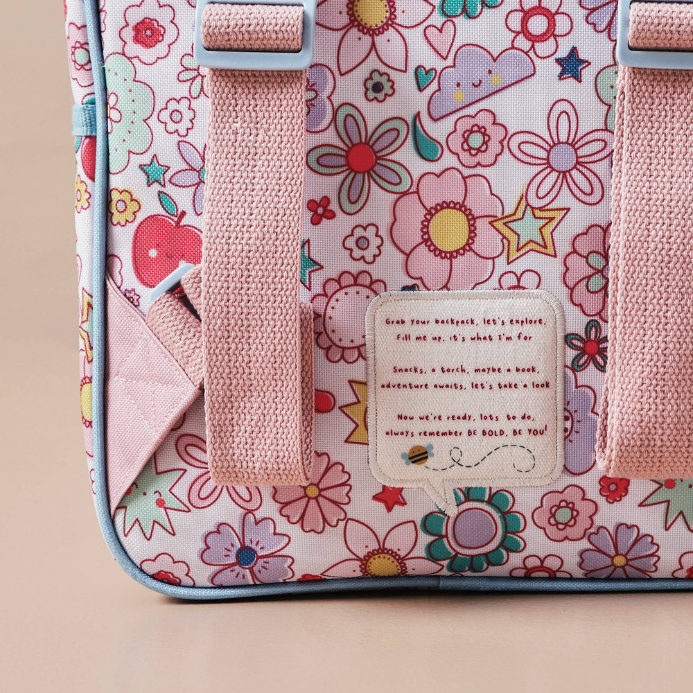 Children's Retro Floral Backpack