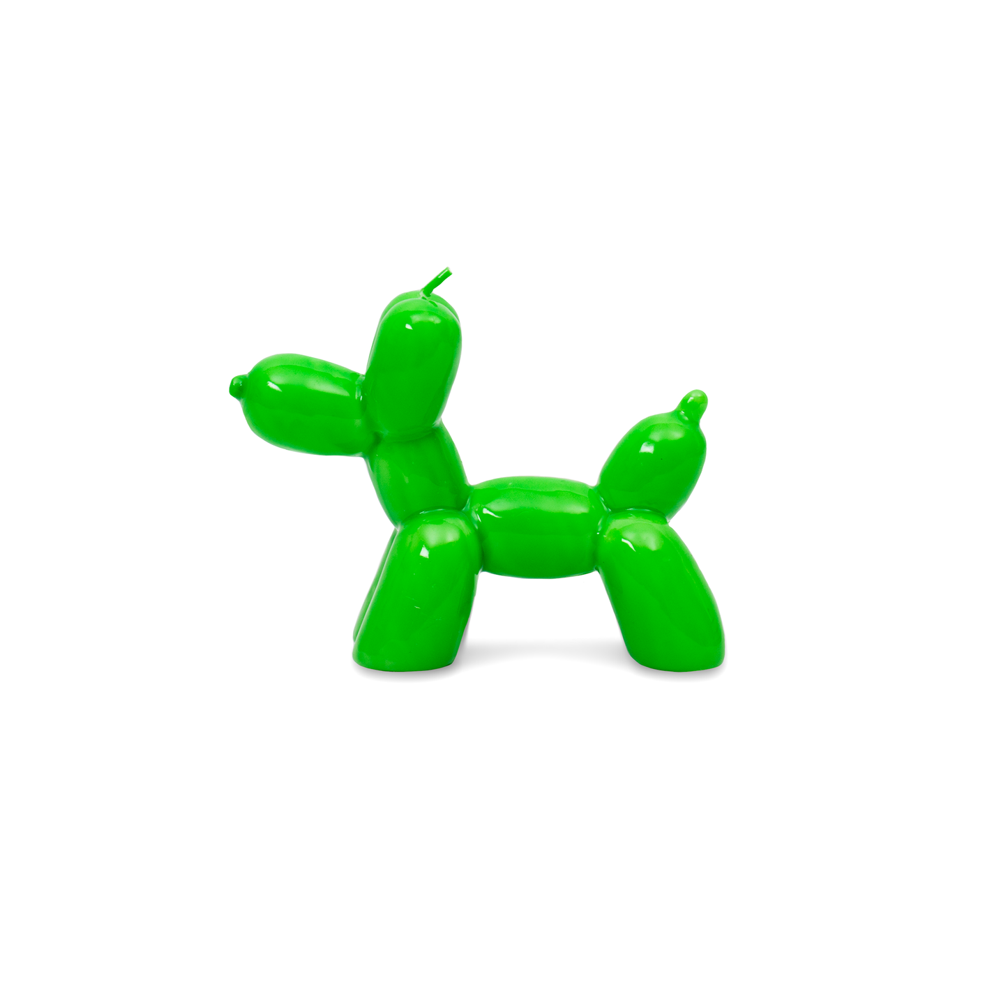 Balloon Dog Candle – Green