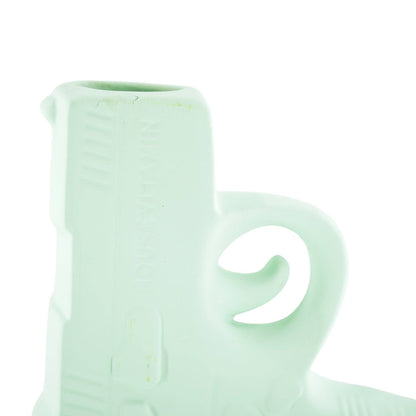 Vaas - Pistool - Keramiek - Mintgroen - 12x5x12cm