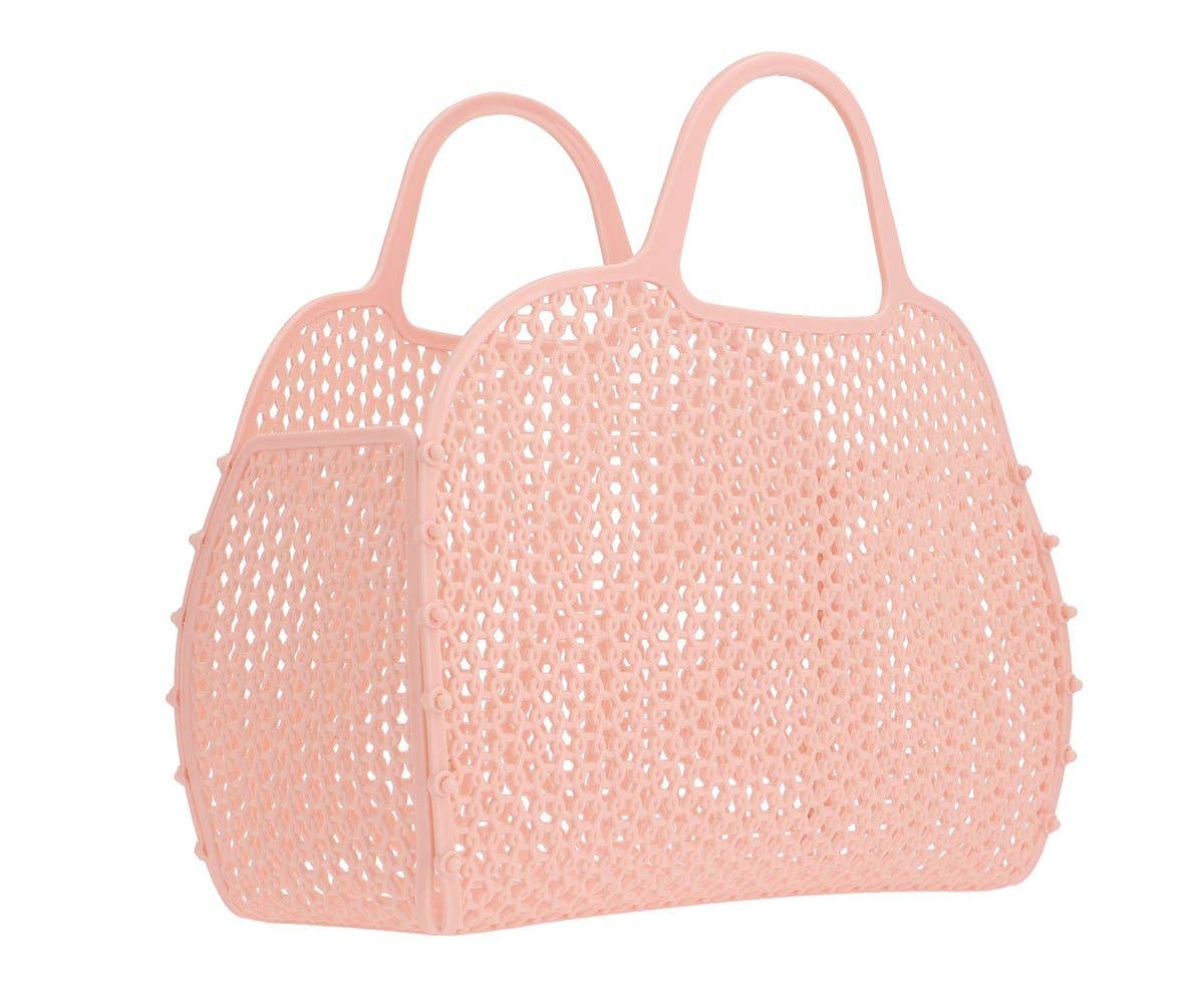 Vintage retro tas met rozenkwarts