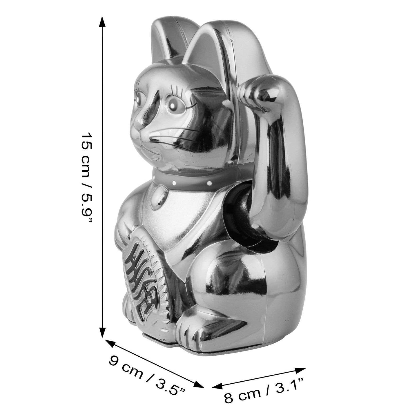 Lucky white cat 15cm