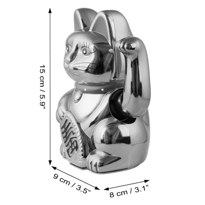Maneki-neko gelukskat, 15 cm, goud