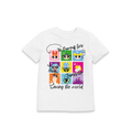 T-shirt enfant Powerpuff Girls Saving the World