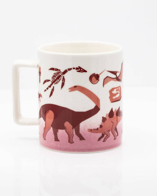 Mug de Paléontologie Rétro (350 ml) – produit scientifique Cognitive Surplus EU, vue 2