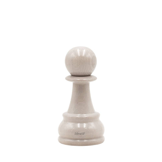 "Chess" spice mill, high-gloss white lacquered beechwood