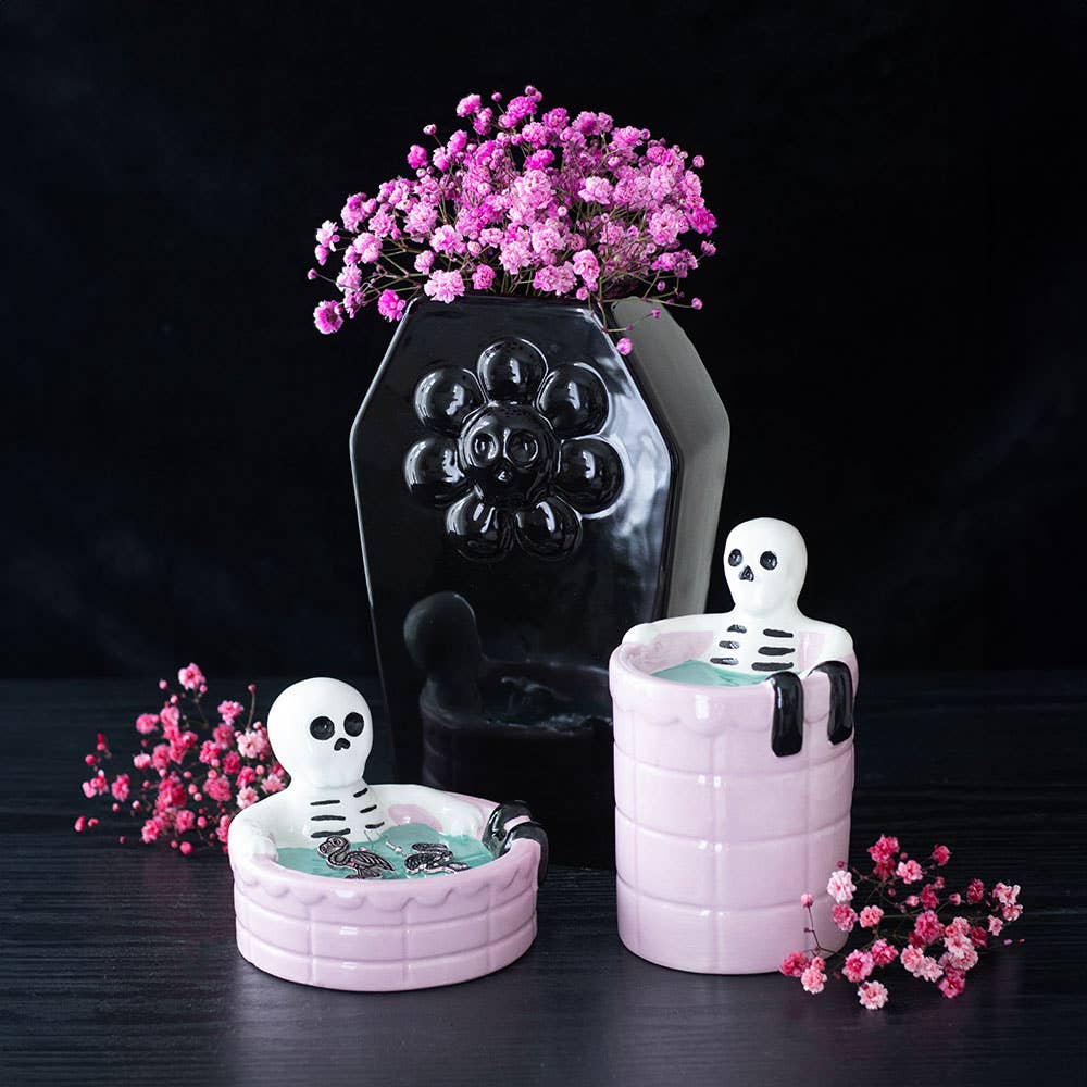 "Dead Cool Summer" Skeleton Trinket Tray