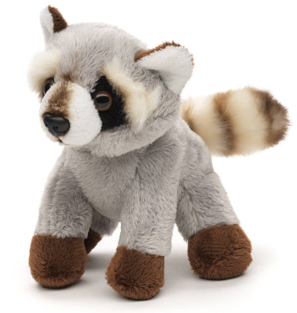 Peluche raton laveur (grise) - Jouet en peluche 15 cm (longueur) Uni Toys