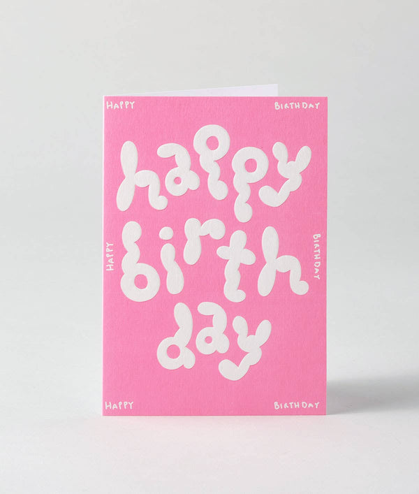 "Gefeliciteerd met je verjaardag" kaart